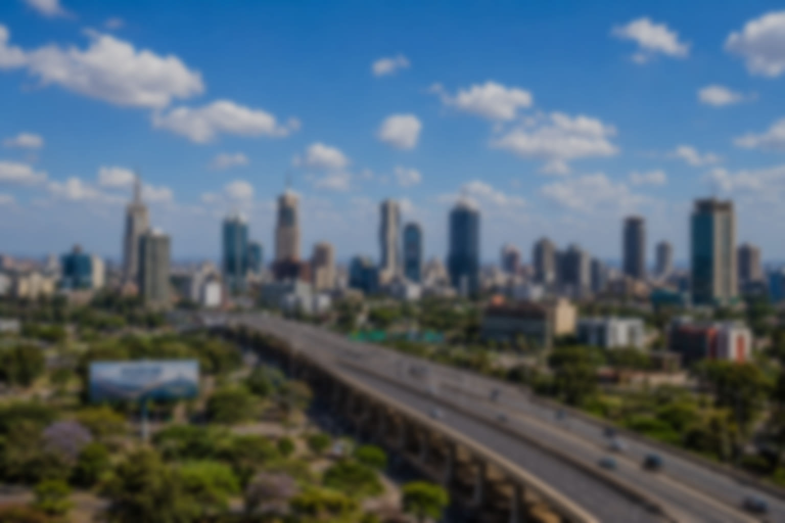Nairobi expressway skyline